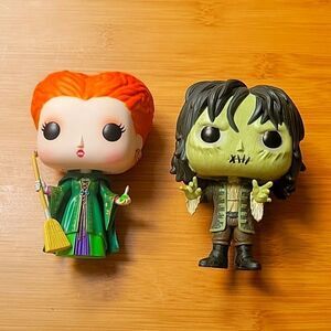 Billy Butcherson and Winnifred Sanderson Funko Pops